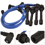 Nissan 240sx 95-98 S14 KA24 Spark Plug Wires Blue - Parts Agent