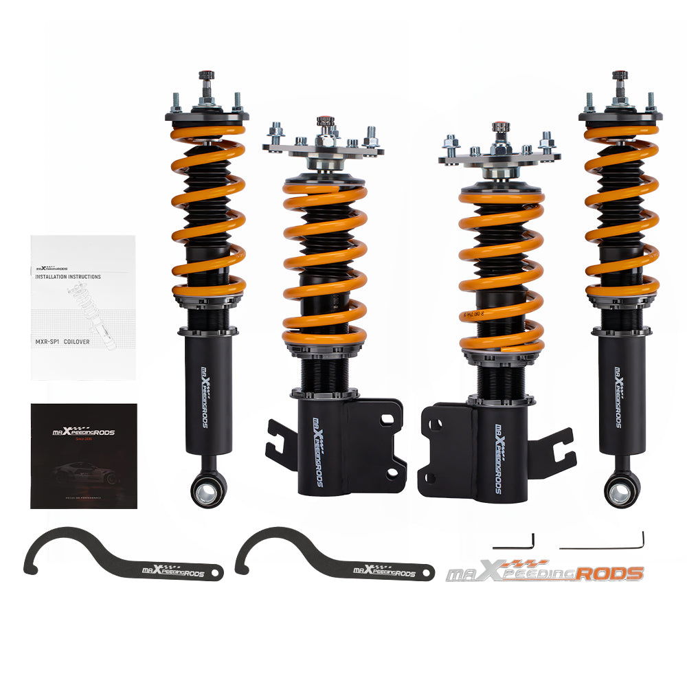Nissan 240sx S13 89-98 24-Way Damper Adjustable Coilovers Kit lowering kit - Parts Agent