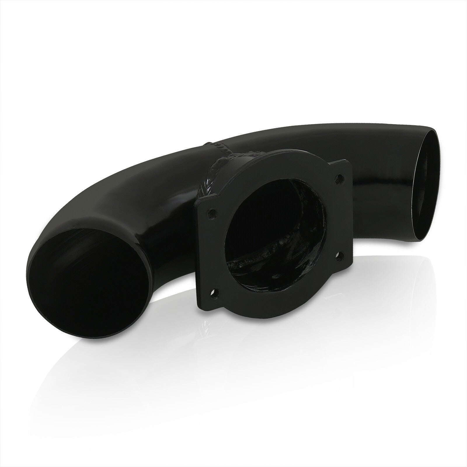 Nissan 300ZX Z32 Twin Turbo 1990-1996 Dual 3" Cold Air Intake Pipe Black (No Filter) - Parts Agent