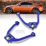 Nissan 350Z 2003-2009 / Infiniti G35 2003-2007 Front Upper Control Arms Camber Kit Blue - Parts Agent