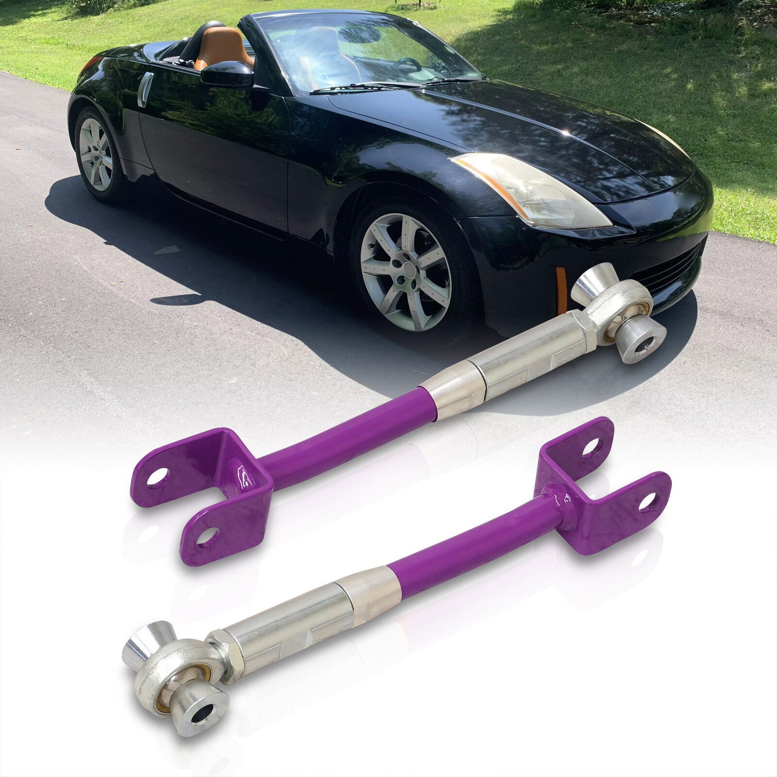 Nissan 350Z 2003-2009 / Infiniti G35 2003-2007 Rear Control Arms Camber Kit Purple - Parts Agent