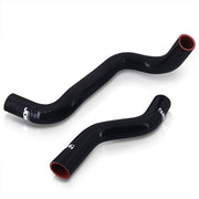 Nissan Datsun 280Z 2.8L L28 1975-1978 Silicone Radiator Hoses Black - Parts Agent