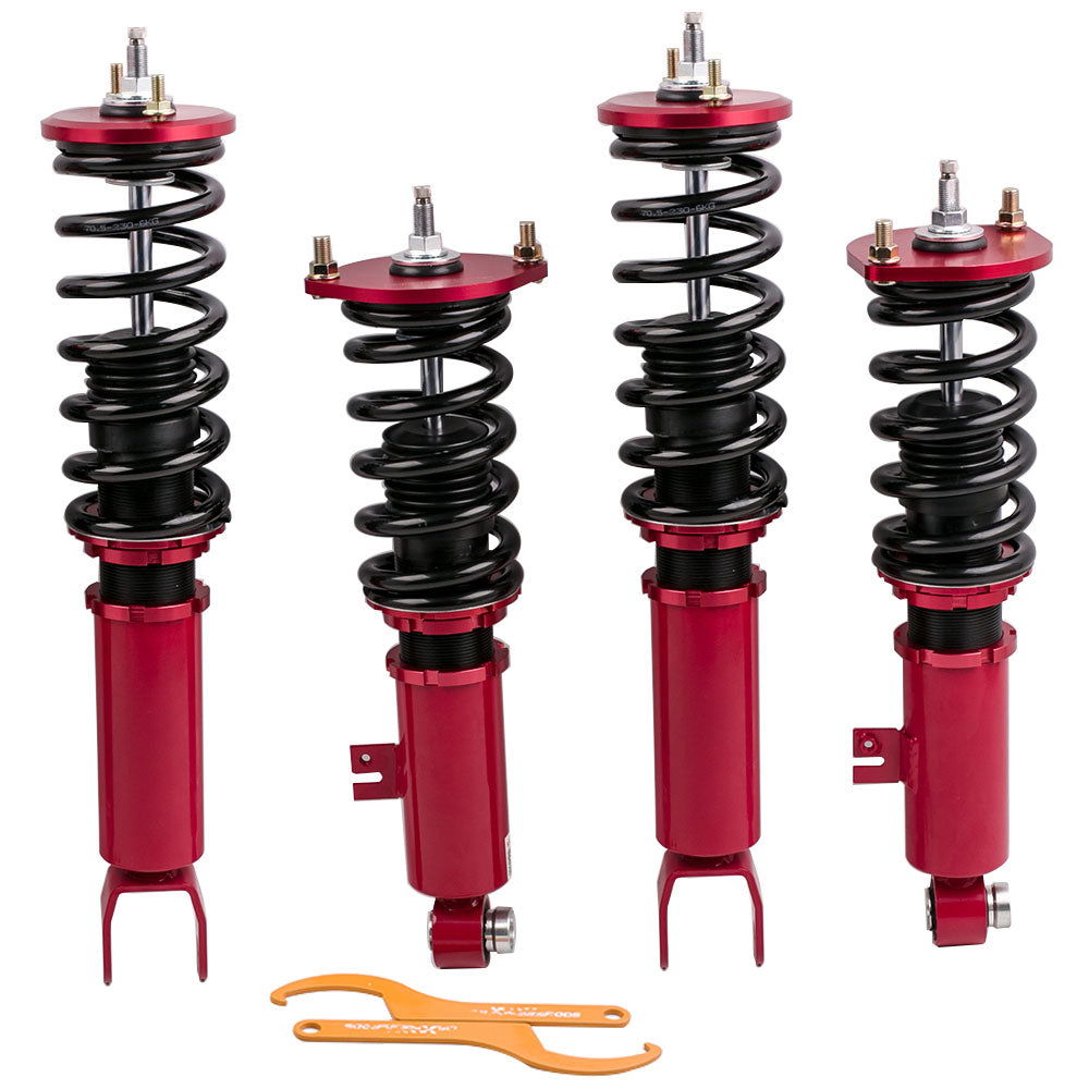 Nissan Fairldy Z 300ZX z32 coilovers 1990 - 1996 Shock Absorber 4PCs 24-Way Damper Coiloverslowering kit - Parts Agent