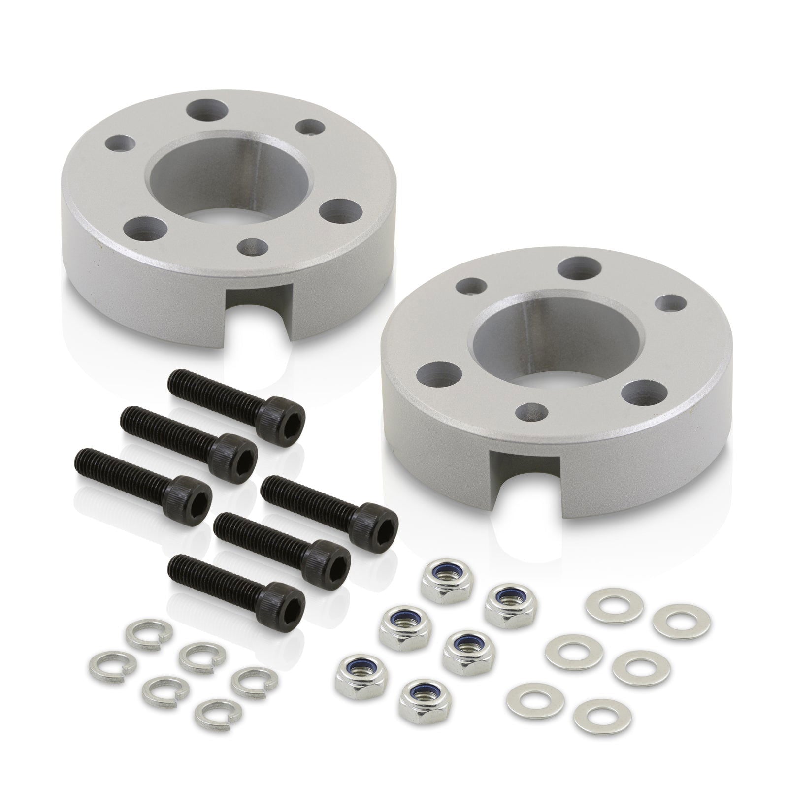 Nissan Frontier 2005-2023 / Xterra 2005-2015 / Suzuki Equator 2009-2012 2.5" Front Leveling Lift Kit Silver - Parts Agent