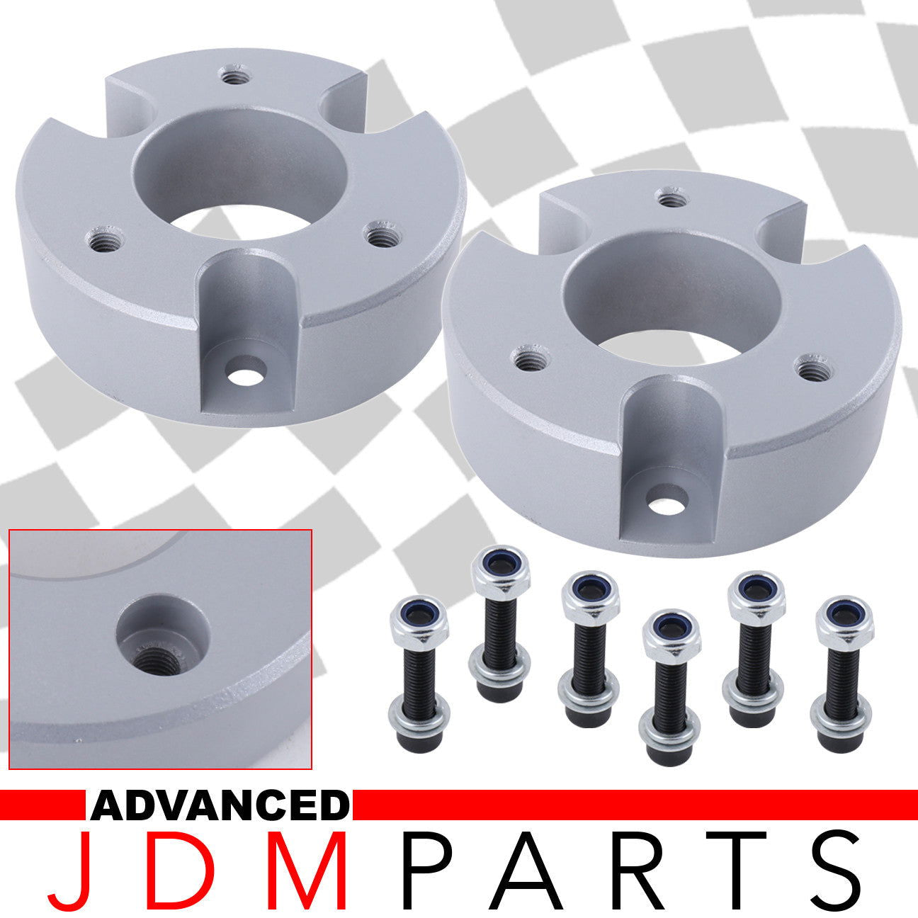 Nissan Frontier 2005-2023 / Xterra 2005-2015 / Suzuki Equator 2009-2012 3" Front Leveling Lift Kit Silver - Parts Agent