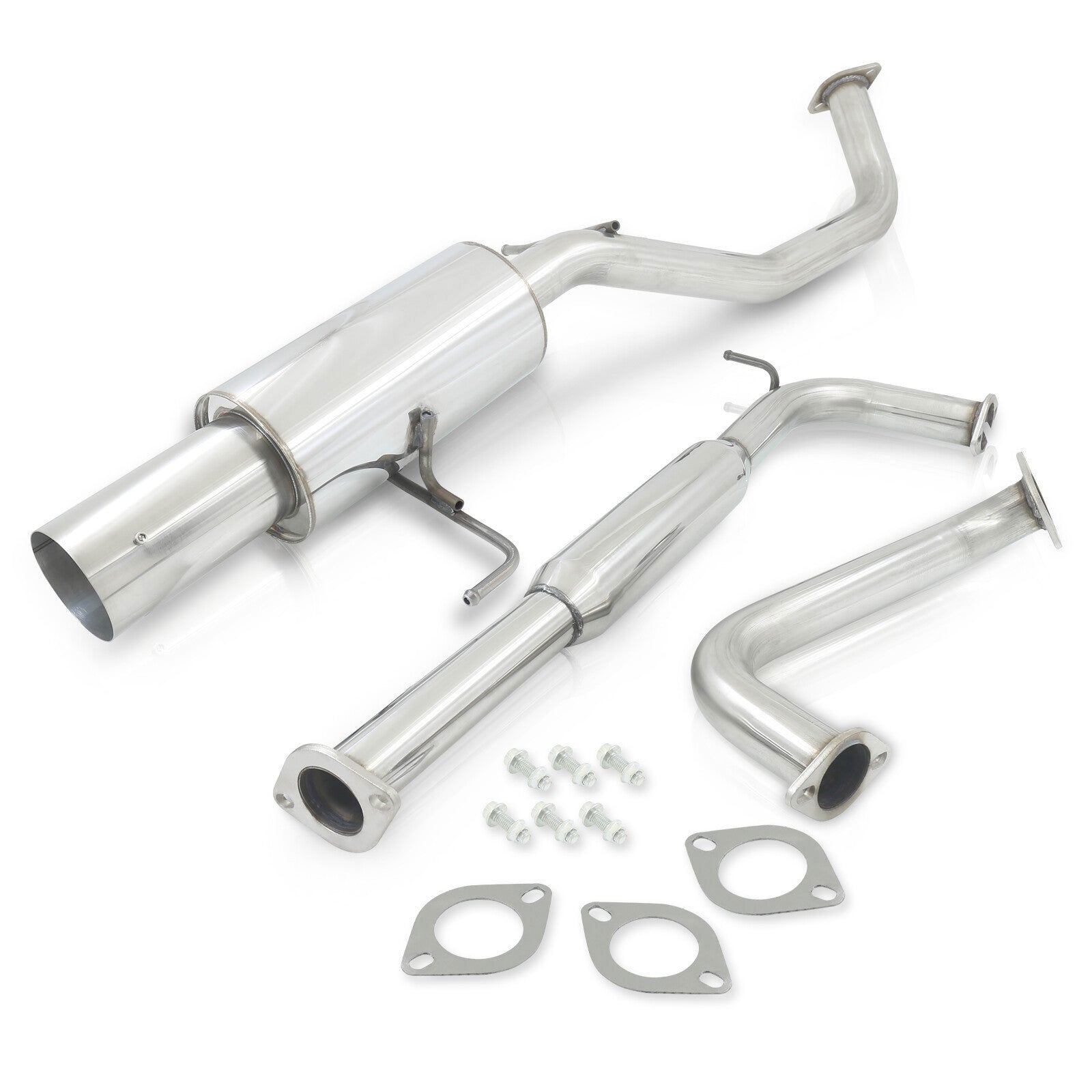 Nissan Maxima V6 2000-2003 Stainless Steel Catback Exhaust System (Piping: 2.5" / 65mm | Tip: 4.5") - Parts Agent