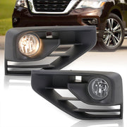 Nissan Pathfinder 2017-2020 Front Fog Lights Clear Len (Includes Switch & Wiring Harness) - Parts Agent
