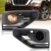 Nissan Pathfinder 2017-2020 Front Fog Lights Smoked Len (Includes Switch & Wiring Harness) - Parts Agent