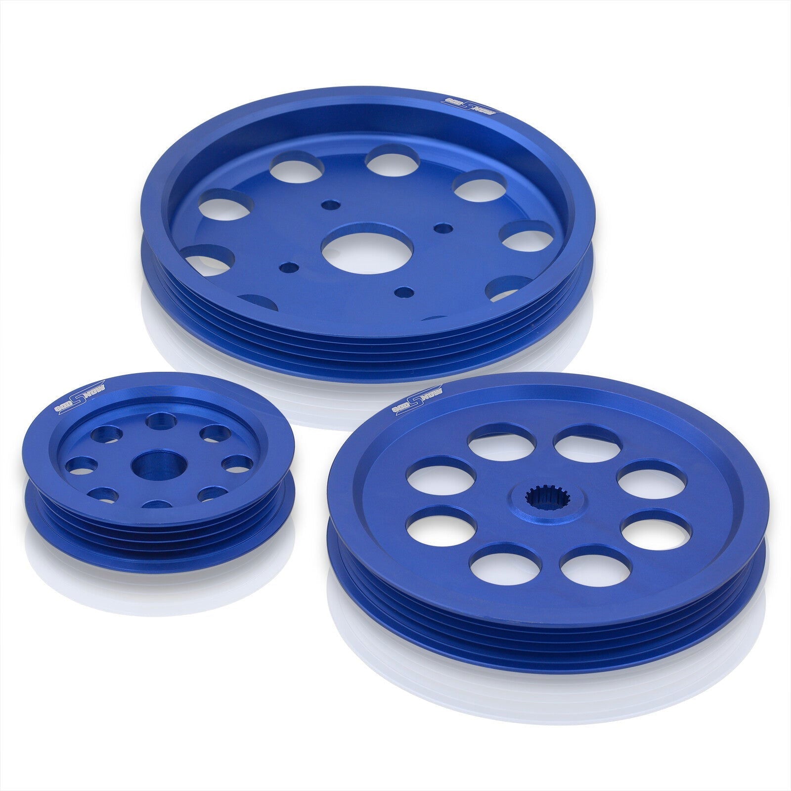 Nissan RB20 RB25 RB26 Underdrive Crank Pulley Blue - Parts Agent