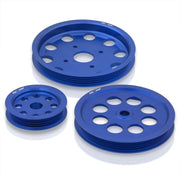 Nissan RB20 RB25 RB26 Underdrive Crank Pulley Blue - Parts Agent
