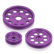 Nissan RB20 RB25 RB26 Underdrive Crank Pulley Purple - Parts Agent