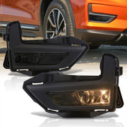 Nissan Rogue (Not Compatible for Sport Models) 2017-2020 Front Fog Lights Smoked Len (Includes Switch & Wiring Harness) - Parts Agent
