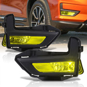 Nissan Rogue (Not Compatible for Sport Models) 2017-2020 Front Fog Lights Yellow Len (Includes Switch & Wiring Harness) - Parts Agent