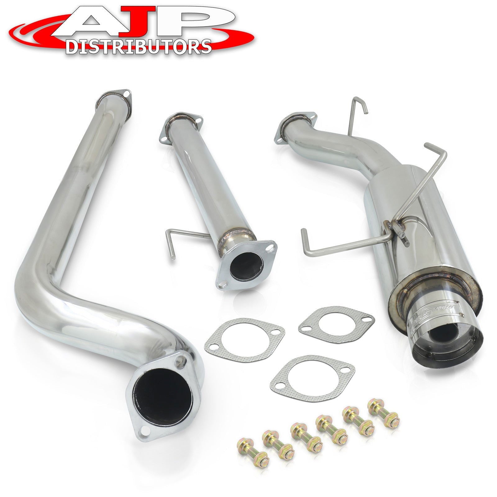 Nissan Sentra SE-R Spec V 2002-2006 N1 Style Stainless Steel Catback Exhaust System (Piping: 3.0" / 76mm | Tip: 4.5") - Parts Agent