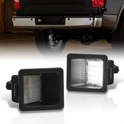 Nissan Titan 2016-2019 / Titan XD 2016-2019 White SMD LED License Plate Lights Clear Len - Parts Agent