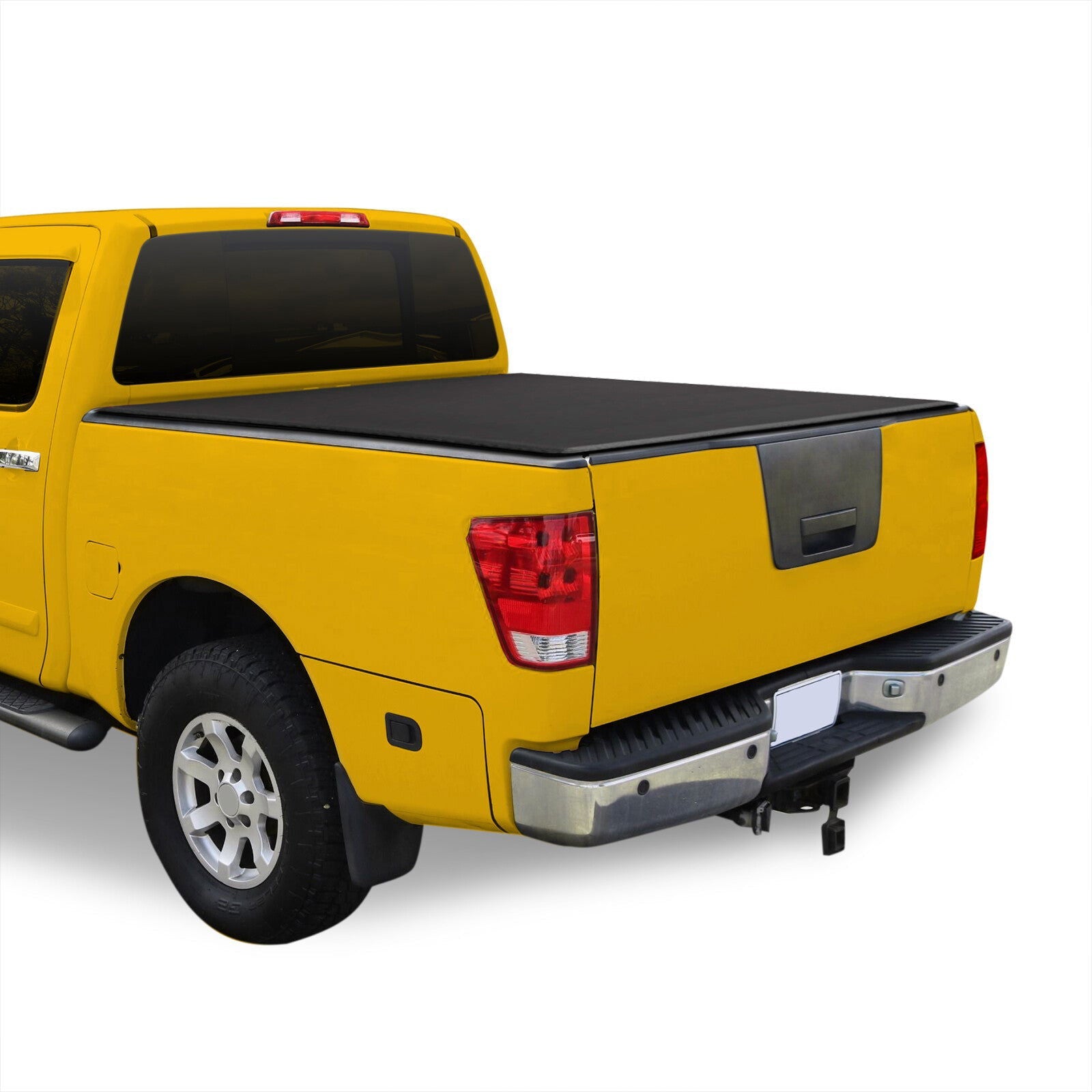 Nissan Titan 5.5FT 2004-2015 Soft Tri Fold Truck Tonneau Bed Cover (Extra Short Bed 5´5") - Parts Agent