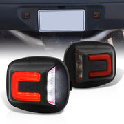 Nissan Xterra 1994-2004 / Frontier 1998-2004 White & Red Bar SMD LED License Plate Lights Clear Len - Parts Agent