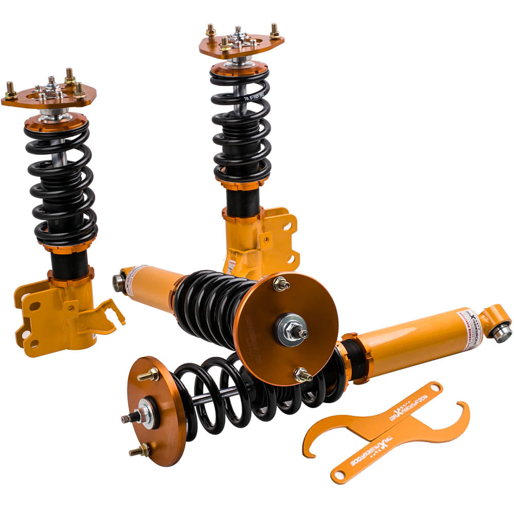 Nissan s14 coilovers Spring Golden 1995-1998 Racing Damper 240sx coilovers Adjustable lowering kit - Parts Agent