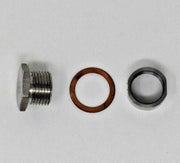 O2 02 Oxygen Sensor 304 Steel Weld On Bung & Plug Wideband Nut & Cap 18 x 1.5 US - Parts Agent