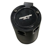 Oil Catch Can Tank 2-Port Baffled Reservoir Breather Universal Reservoir USA - Parts Agent
