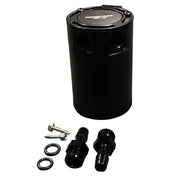 Oil Catch Can Tank 2-Port Baffled Reservoir Breather Universal Reservoir USA - Parts Agent