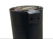 Oil Catch Can Tank 2-Port Baffled Reservoir Breather Universal Reservoir USA - Parts Agent