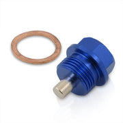 Oil Pan Magnetic Bolt with Gasket M20 x 1.5 Blue for Subaru - Parts Agent
