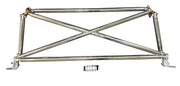 Polished Tubular Multipoint Crossbar X-Bar For Honda Civic EG EG6 1992-1995 - Parts Agent