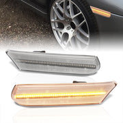 Porsche 911 Carrera 996 1997-2005 / Boxster 986 1997-2004 Front Amber LED Side Marker Lights Clear Len - Parts Agent