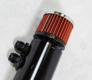 Pro Series Baffled 0.75L 8AN Oil Catch Can Hose Kit and Fittings Universal AN8 - Parts Agent
