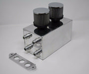Pro Series Oil Catch Can For Honda Civic Acura Integra 4 Port -10AN Silver 🇺🇸 - Parts Agent