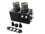 Pro Series Oil Catch Can For Honda Civic Acura Integra 6 Port -10AN Black USA - Parts Agent