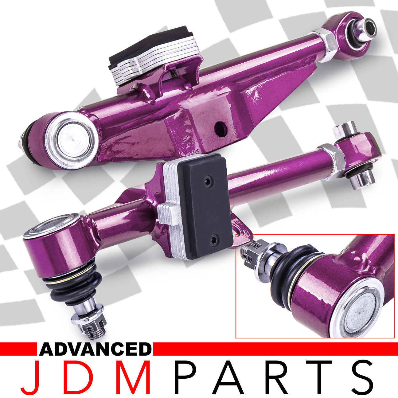 Purple Front Lower Controls Arms For 89-98 Nissan 240SX - Parts Agent