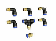 Push Lock One Touch Vacuum Fitting Kit For Universal Tial Bov Turbo 1/8th NPT US - Parts Agent
