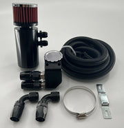 Quick Vent Oil Valve Cover Cap Catch Can Hoses & Fittings K Series K20 K24 10AN - Parts Agent
