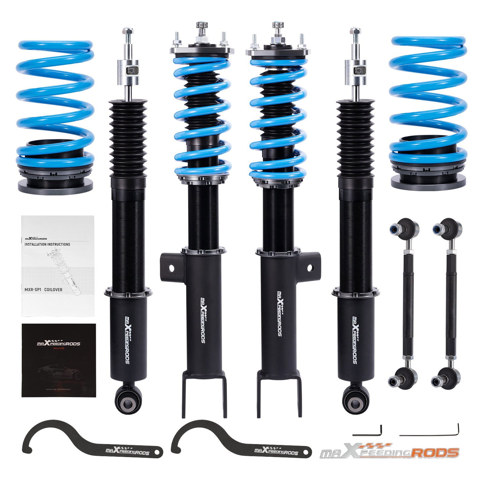 Racing Coilovers Suspension Tesla Model 3 RWD 17-24 lowering kit - Parts Agent