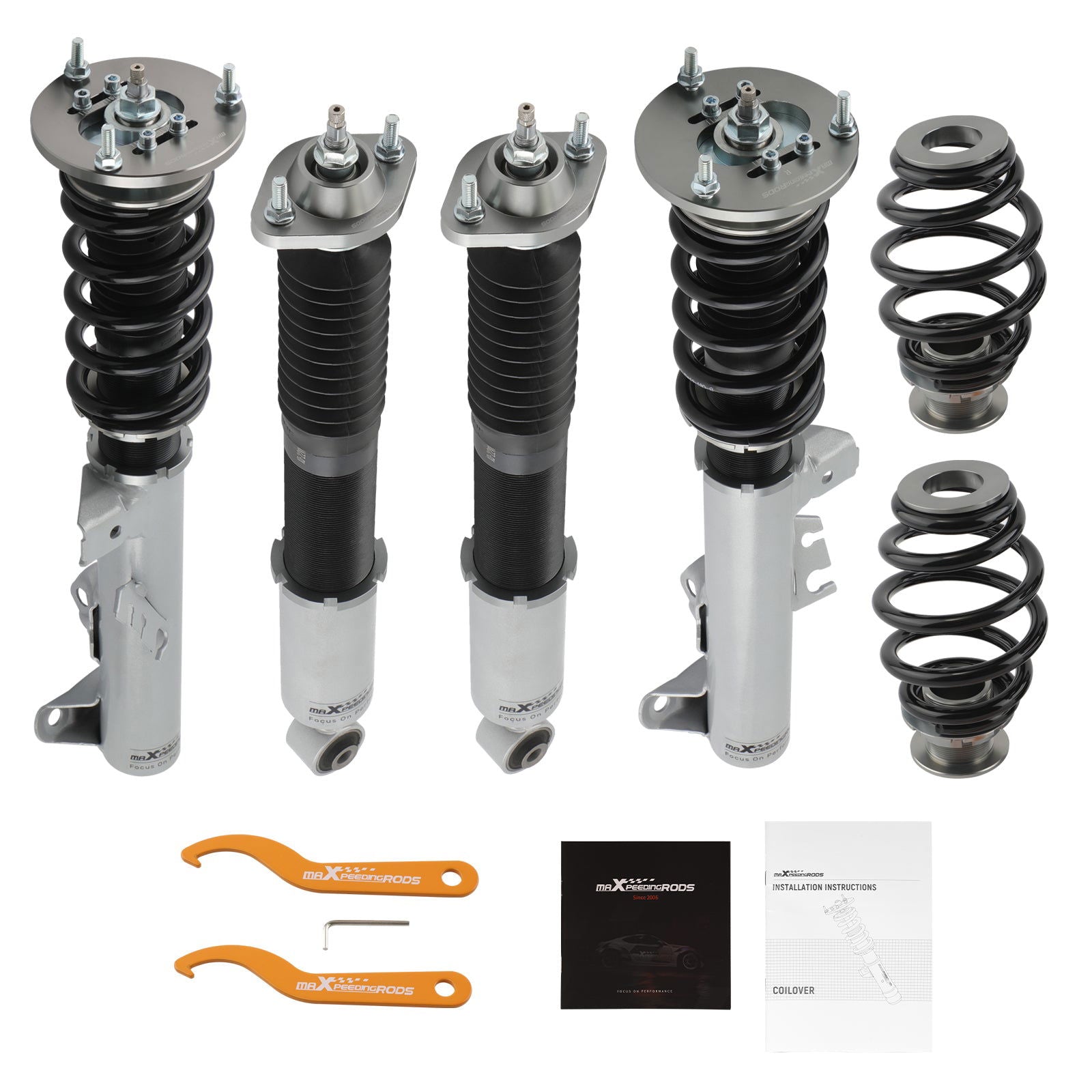 Racing Damper Coilover Shock absorber Kit BMW 3-Series E36 sedan/coupe/Convertible/Touring lowering kit - Parts Agent