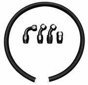 Racing Tucked Coolant Radiator -16 AN Hose and Fitting Kit K B H D F J Series - Parts Agent