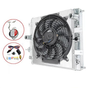 Radiator 3 Row Aluminum+Shroud Fan+Relay For 1992-2000 Honda Civic EK EG Integra - Parts Agent