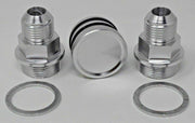 Rear Block Breather Fittings And Plug For B16 B18 Catch Can M28 To 10AN B-Series - Parts Agent