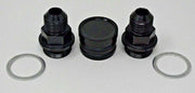 Rear Block Breather Fittings And Plug For B16 B18 Catch Can M28 To 10AN B Series - Parts Agent