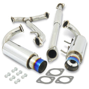 Scion FRS 2013-2016 / Subaru BRZ 2013-2016 Dual Tip Stainless Steel Catback Exhaust System Burnt Tip (Piping: 2.5