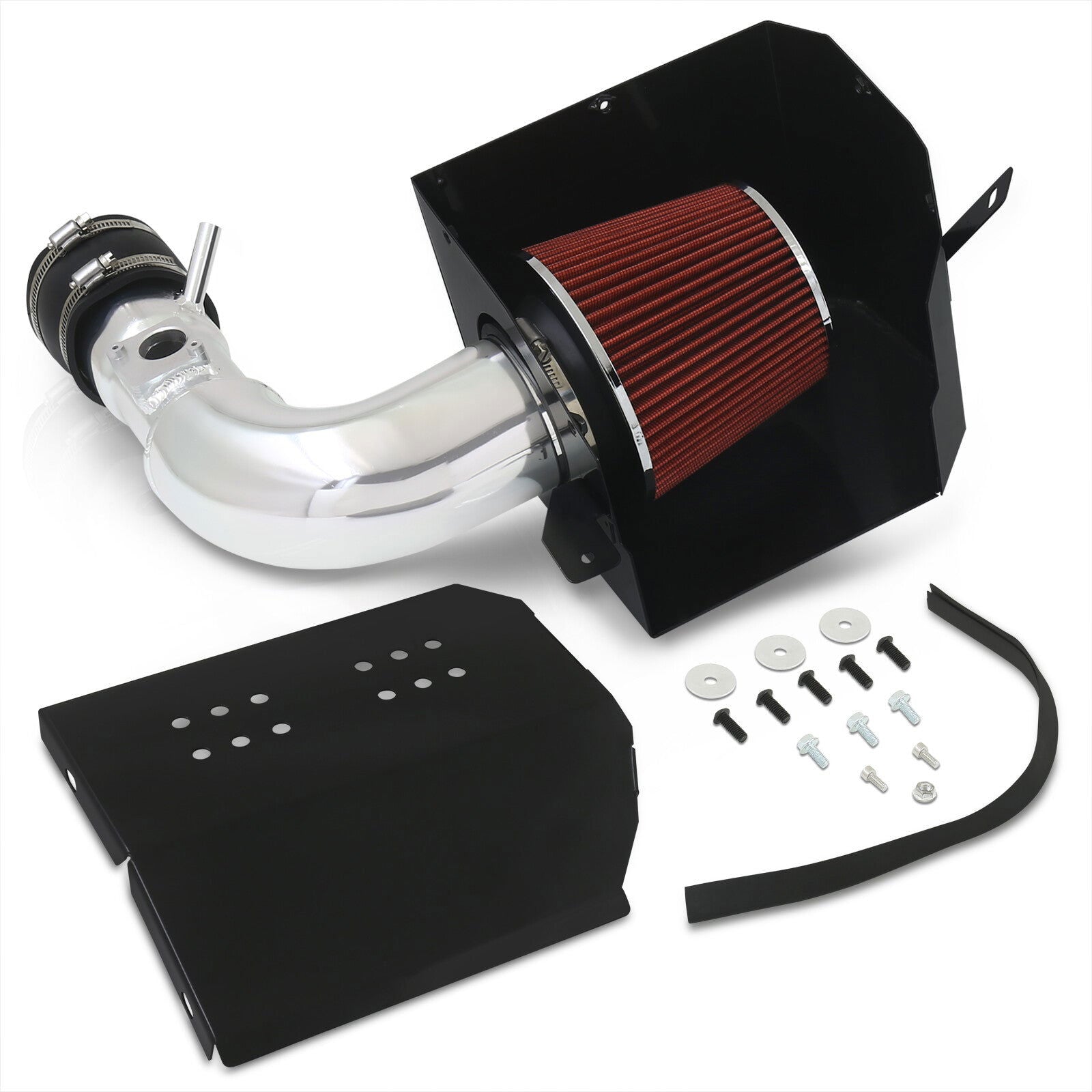 Scion FRS 2013-2016 / Toyota 86 2017-2020 / Subaru BRZ 2013-2020 Cold Air Intake Polished + Heat Shield - Parts Agent