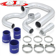 Scion XB 1.5L 2004-2006 Bolt-On Aluminum Polished Piping Kit + Blue Couplers - Parts Agent