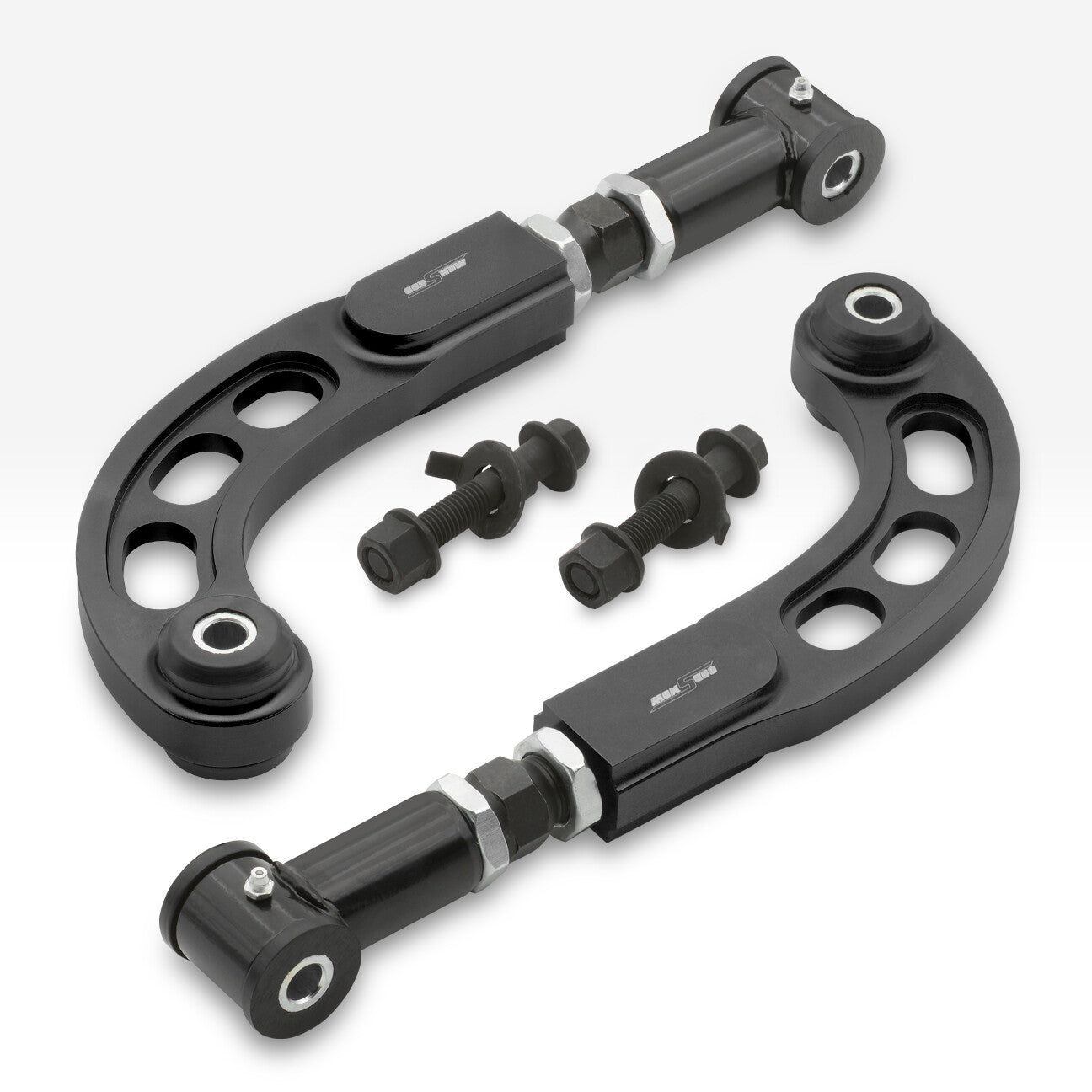 Scion tC 2005-2010 Front Camber Bolts + Rear Control Arms Camber Kit Black - Parts Agent