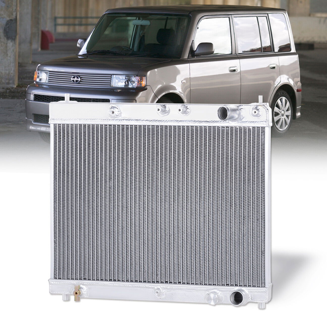 Scion xB 2004-2007 Manual Transmission Aluminum Radiator - Parts Agent