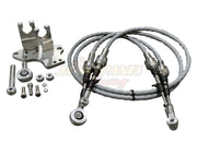Shifter Cable Trans Cables Bracket for F H Series Swap EG DC2 EK Civic Si - Parts Agent
