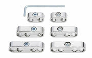 Spark Plug Wire Separators Dividers Looms Chevy Mopar 7mm 8mm 9.5mm Silver 🇺🇸 - Parts Agent