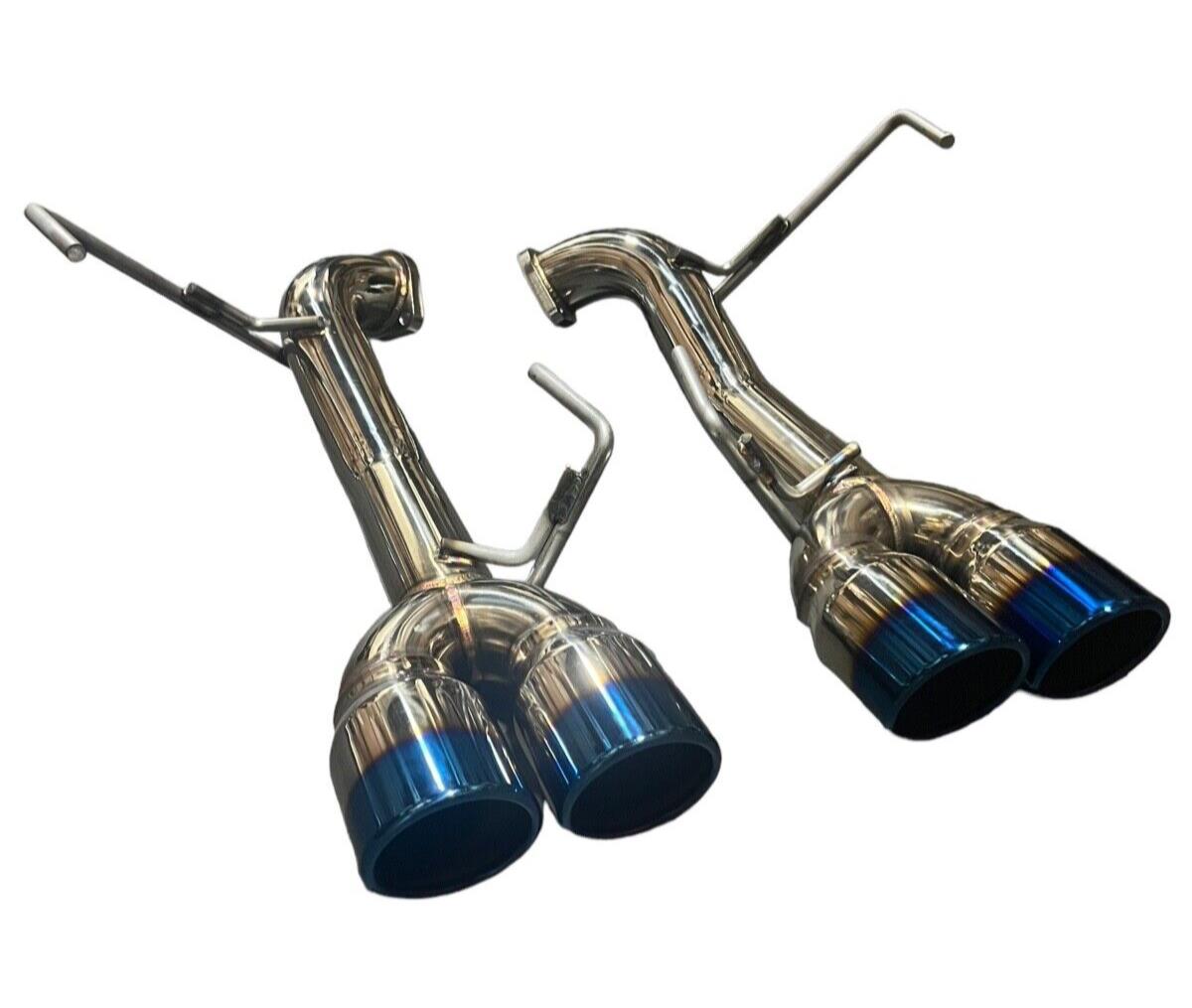 Stainless Steel Axle Back Delete Exhaust Muffler For Subaru WRX & STi 2015-2021 Burnt - Parts Agent