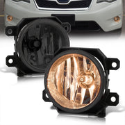 Subaru Crosstrek 2018-2021 / Forester 2014-2021 / Impreza 2017-2021 / Legacy 2013-2014 / WRX 2015-2021 / WRX STI 2015-2021 Front Fog Lights Smoked Len (Includes Switch & Wiring Harness) - Parts Agent